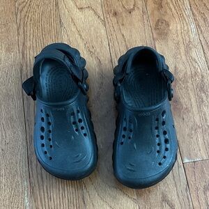 CROCS Kids Black Shoes size 1 brand new.